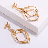 Simple fashion gold color Silver plated