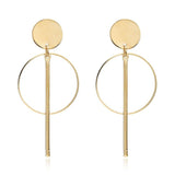 Simple fashion gold color Silver plated