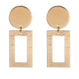 Simple fashion gold color Silver plated