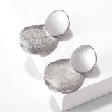 Simple fashion gold color Silver plated