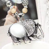 Women Pendant Necklaces Drop Long Paragraph Sweater Chain  Decorative Crystal Necklace Pendant