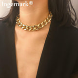 Choker Necklace Collar Statement Hip Hop