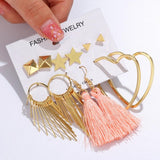 Hesiod New Earrings Sets Gold Silver Small