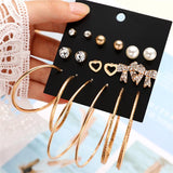 Hesiod New Earrings Sets Gold Silver Small