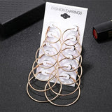 Hesiod New Earrings Sets Gold Silver Small