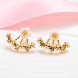 Korean Jewelry Zircon Pearl Heart Crystal