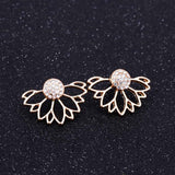 Korean Jewelry Zircon Pearl Heart Crystal