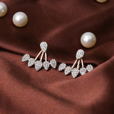 Korean Jewelry Zircon Pearl Heart Crystal