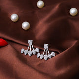 Korean Jewelry Zircon Pearl Heart Crystal