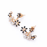 Korean Jewelry Zircon Pearl Heart Crystal