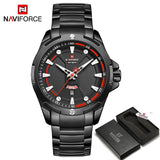 NAVIFORCE Luxury Fashion Silver Watch Men Military