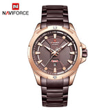 NAVIFORCE Luxury Fashion Silver Watch Men Military