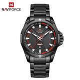 NAVIFORCE Luxury Fashion Silver Watch Men Military