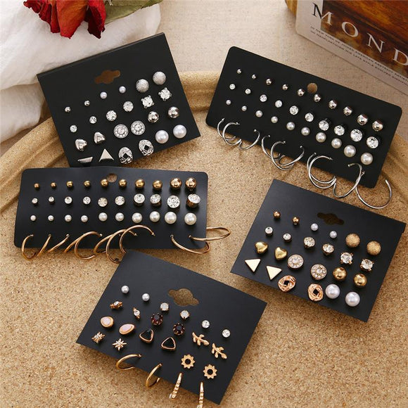 Minimalist Mixed Small Earrings Set