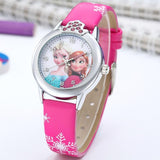 Princess Kids Watches Leather Strap