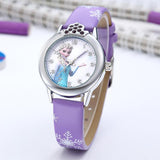 Princess Kids Watches Leather Strap
