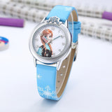 Princess Kids Watches Leather Strap