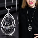 Long Necklaces & Pendants for Women Maxi Collier Femme Geometric