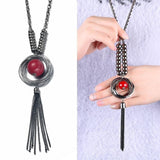 Long Necklaces & Pendants for Women Maxi Collier Femme Geometric