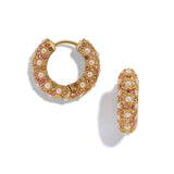 Women CZ Rainbow Earrings Cubic Zirconia
