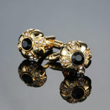 Novelty Luxury Blue white Cufflinks