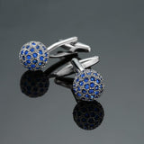 Novelty Luxury Blue white Cufflinks