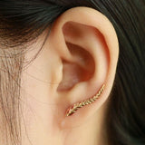 Hot Crystal Flower Stud Earrings for Women