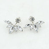 Hot Crystal Flower Stud Earrings for Women