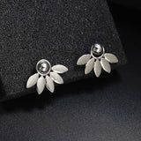 Hot Crystal Flower Stud Earrings for Women
