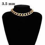 Choker Necklace Collar Statement Hip Hop