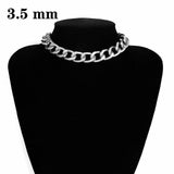 Choker Necklace Collar Statement Hip Hop