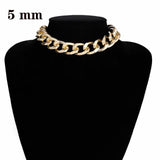 Choker Necklace Collar Statement Hip Hop