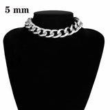 Choker Necklace Collar Statement Hip Hop