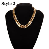 Choker Necklace Collar Statement Hip Hop