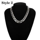 Choker Necklace Collar Statement Hip Hop