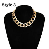 Choker Necklace Collar Statement Hip Hop