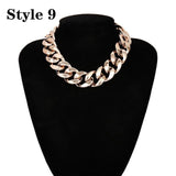 Choker Necklace Collar Statement Hip Hop