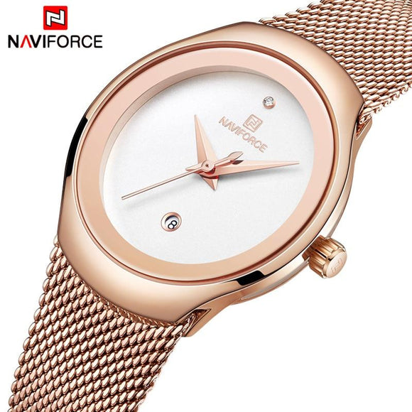 NAVIFORCE Watch Women Fashion Dress