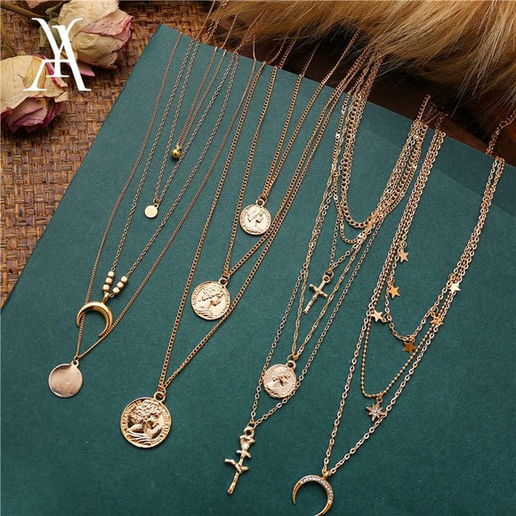 Bohemian Multi Layered Necklace