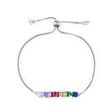 FLOLA Tennis Rainbow Choker CZ Zircon