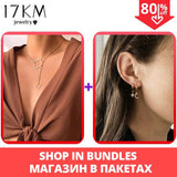 17KM Fashion Multilayer Gold Eyes Necklace