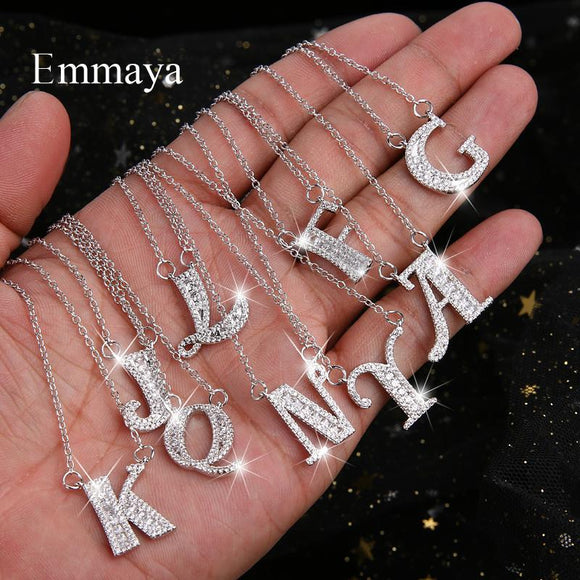 Emmaya Letters Chain Pendants Necklaces