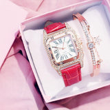 Square Luxury Diamond Women Watches