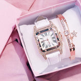 Square Luxury Diamond Women Watches
