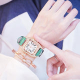 Square Luxury Diamond Women Watches